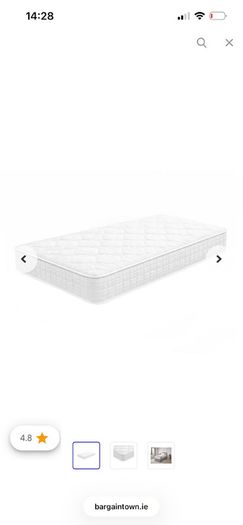 Single bed mattress