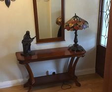 Hall table and mirror