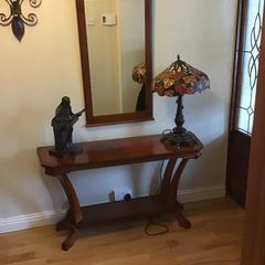 Hall table and mirror