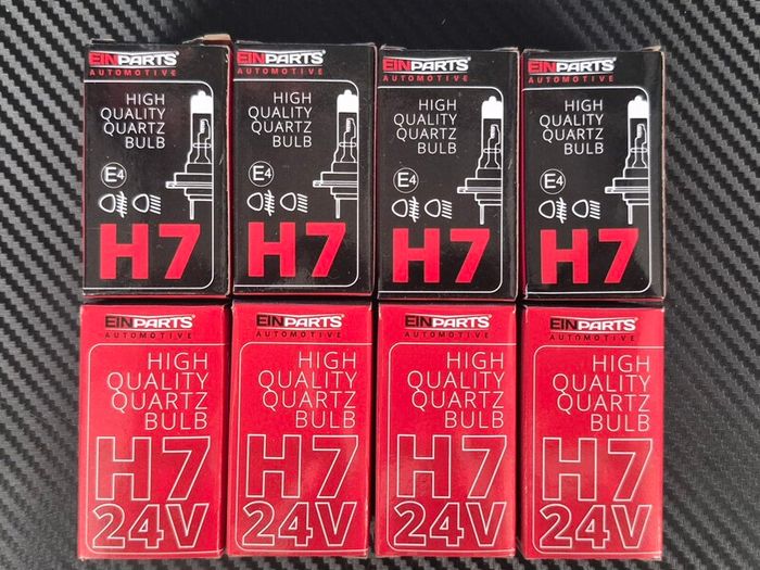 H7 Bulb 24v Qty - 8