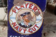 players enamel sign