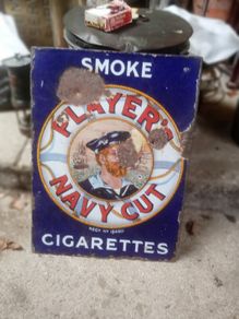 players enamel sign