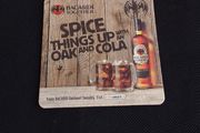 Bacardi Oakheart - Beer Mat/Coaster