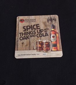 Bacardi Oakheart - Beer Mat/Coaster