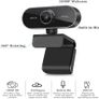 Webcam with Microphone and Tripod for PC, Desktop, Laptop, Plug and Play USB Web Camera with Privacy Cover, 1080P Full HD Webcam for Conference, Studying, Zoom, Skype, Compatible Windows, Mac Android Image 3