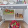 Kids Wooden Play Kitchen and Accessories Image 3