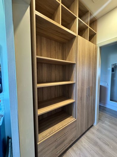 Wardrobes, kitchens, utility rooms, storage units.