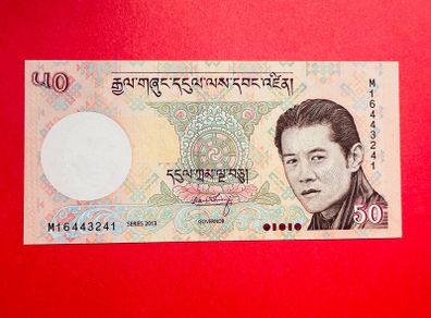 Bhutan  50  Ngultrum. 2013  Pick  31b Uncirculated