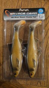 Savage Gear 3D River Roach Paddle Tail