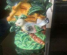 Vintage 50's Ceramic Wall Planter.