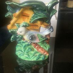 Vintage 50's Ceramic Wall Planter.