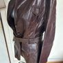 ladies vintage leather jacket Image 2
