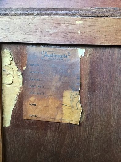 Mid century modern dressing table