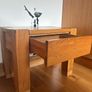 2 x Solid wood beside table Image 6