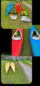 pair of Lawrence kayaks