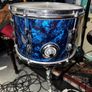 Vintage 60s Premier 12 x 8 Rack Tom Diamond Pearloid Blue Image 4