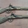 Pair of Solid Brass Muskets Image 3
