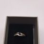 9 ct white gold sapphire and diamonds ring Image 6