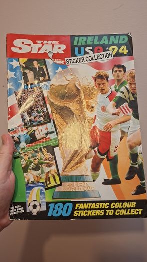 Ireland USA 94 Sticker Collection Book