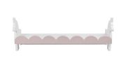 Pink and white unicorn shelves x2.
