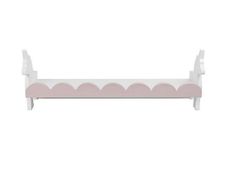 Pink and white unicorn shelves x2.