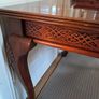 Mahogany coffee table with burr wood inlay Image 4
