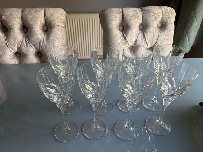 Assorted  crystal glasses