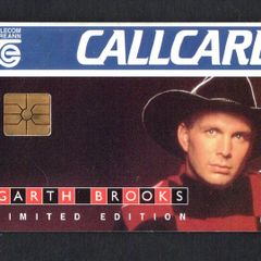 1994 Ireland 20 unit Garth Brooks (Gemplus GEM1) Callcard Used. Telecom Eireann card number 1060.