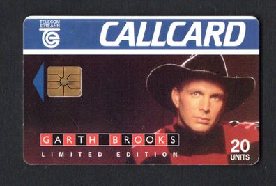 1994 Ireland 20 unit Garth Brooks (Gemplus GEM1) Callcard Used. Telecom Eireann card number 1060.