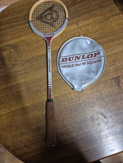 Vintage Dunlop Squash Racquet