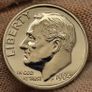 USA United States Silver Proof 1964 Roosevelt Dime Beautiful Gem Proof Image 2
