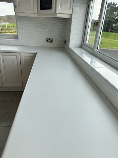 White Shaker Kitchen with Appliances