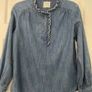 Seventy + Mochi Denim Blouse - Size 8 - Organic Cotton Image 2