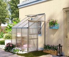 Polycarbonate Greenhouse Aluminium 6 x 4ft
