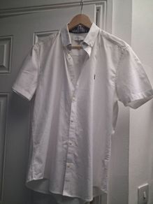 Mans white shirt...