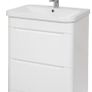 Eve 500 floor standing unit and basin Green/white/navy Image 3