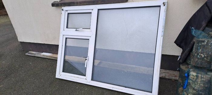 pvc window, sideboard and coffee table