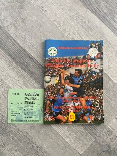 Leinster GAA Football Final 1992 Programme and Ticket