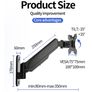 BRAND NEW Spring Air Pressure Arm Adjustable Wall Mouning Monitor Bracket For 17-45 inch LCD LED Screen Loading 2-12kg TV Support Image 5