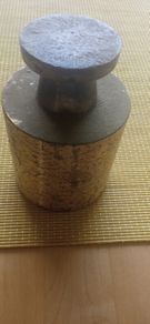 Brass round anvil or weight
