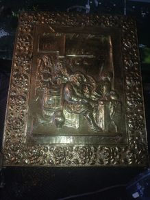Brass fire guard