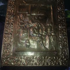 Brass fire guard