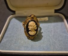 Rare Find: Vintage Cameo Ornamental Ring