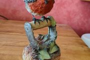 Vintage Arden Sculptures "Robin on Fork" Figurine (Model 002)