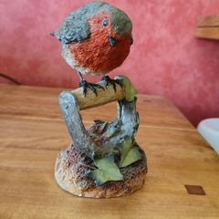 Vintage Arden Sculptures "Robin on Fork" Figurine (Model 002)