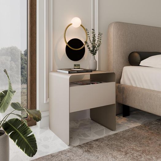 Mono Minimalist Bedside Table with Drawer