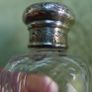 Antique Edwardian 1800s Set 5 Sterling Silver Cut Glass Vanity Pin Bottles Jars Image 6