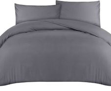 MULTIPLE SIZES AVAILABLE Bedding Duvet Cover Double - Soft Microfibre Polyester - Bedding Quilt Cover Set, with Pillow cases