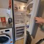 Hotpoint Fridge Freezer Silver Fully Working Quick Sale Image 2