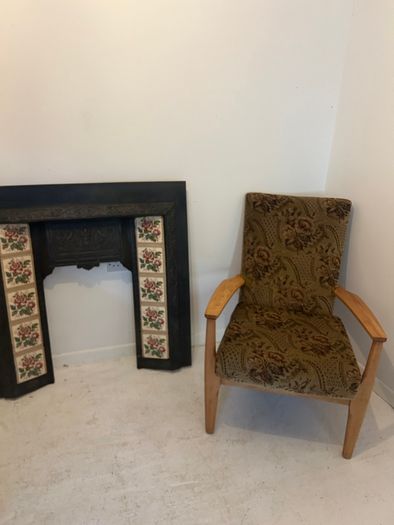 Vintage Parker Knoll Mid-Century Set (Sofa & High-Back Armchair)